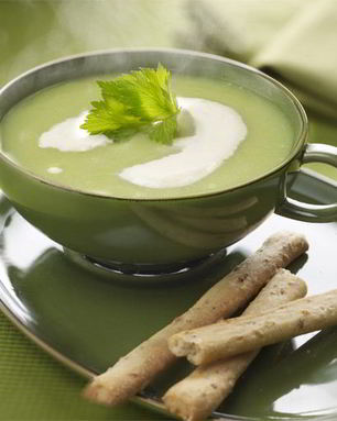 Летний суп-пюре из сельдерея