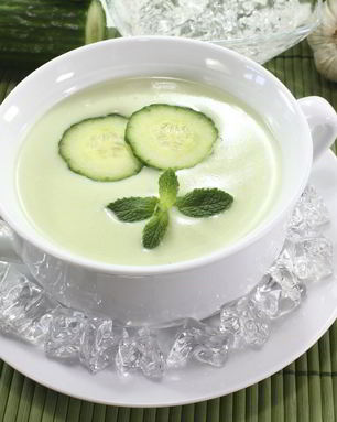 Огуречный суп-пюре