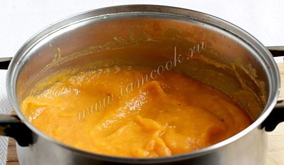 овощной суп пюре из картофеля и моркови с имбирем