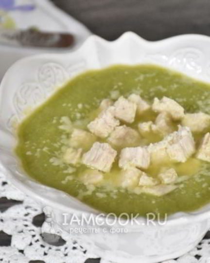 Рецепт овощного супа-пюре с индейкой для детей