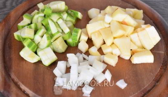 овощной суп-пюре с индейкой для детей