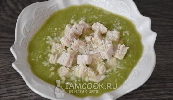 овощной суп-пюре с индейкой для детей