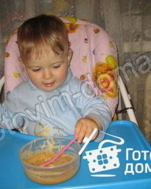 Овощной суп-пюре с манной крупой