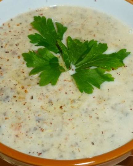 Рецепт овощного супа-пюре с шампиньонами