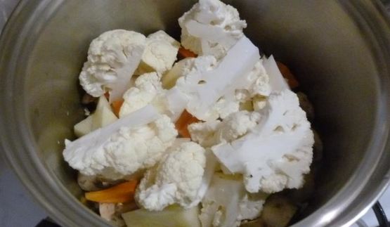 овощной суп-пюре с шампиньонами