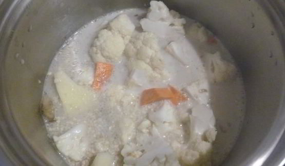 овощной суп-пюре с шампиньонами