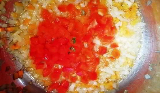 овощной суп-пюре с тунцом