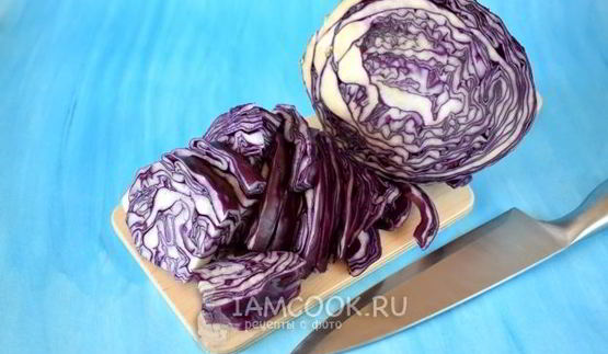 постный суп-пюре из красной капусты