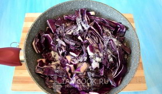 постный суп-пюре из красной капусты