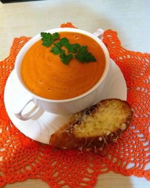 Суп-пюре из чечевицы практически по-неаполитански