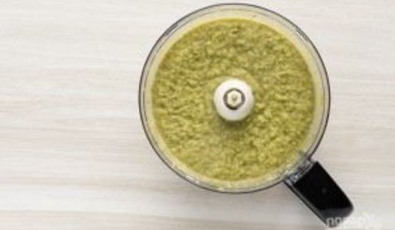 суп-пюре из горошка и нута