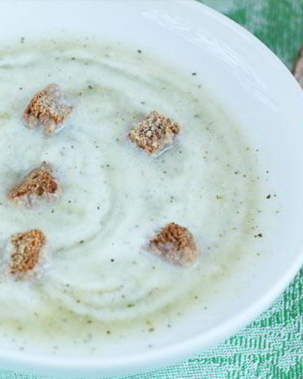 Рецепт супа-пюре из кабачков с сельдереем