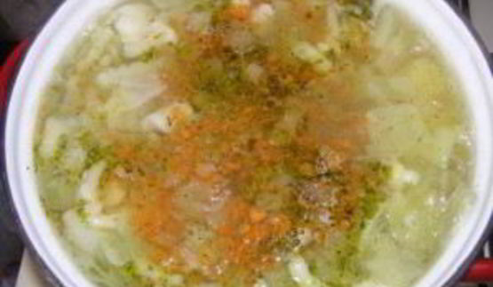 суп-пюре из капусты