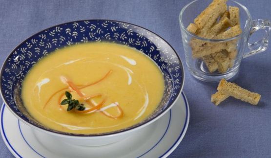 суп-пюре из картофеля с морковью