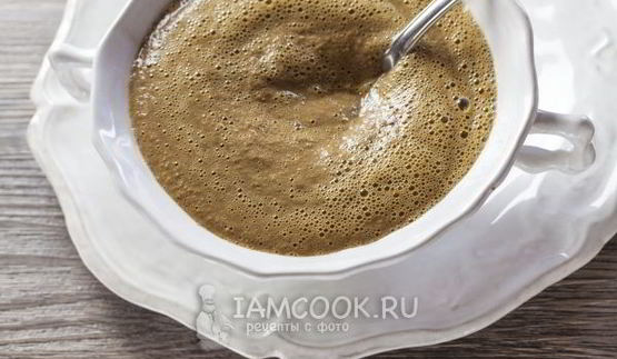 суп-пюре из куриной печени