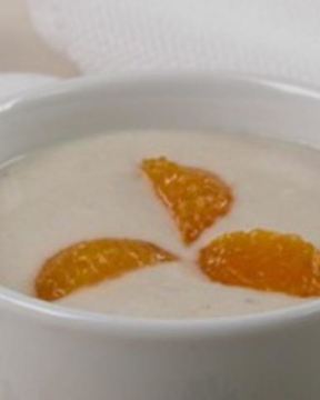 Суп-пюре из курицы с мандаринами