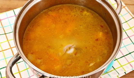 суп-пюре из моркови с курицей