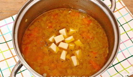 суп-пюре из моркови с курицей