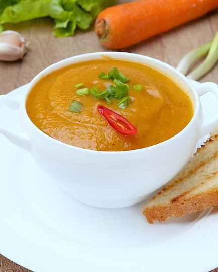 Рецепт супа-пюре из моркови