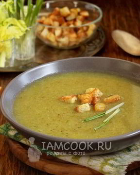 Суп-пюре из сельдерея с капустой