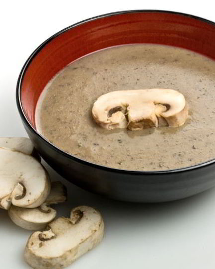 Рецепт супа-пюре из шампиньонов со сливками