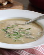 Суп-пюре из шампиньонов