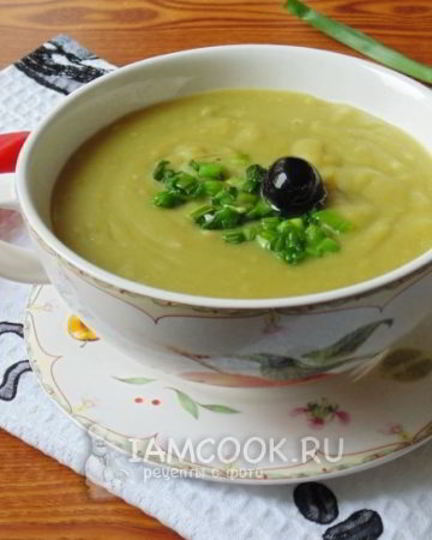 Рецепт супа-пюре из сухого зеленого гороха