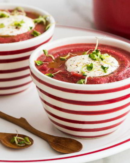 Рецепт супа-пюре из свеклы и тыквы