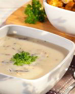 Суп-пюре из свежих грибов