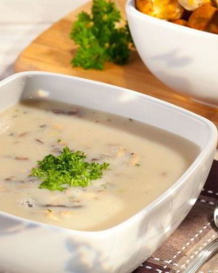 Рецепт супа-пюре из свежих грибов