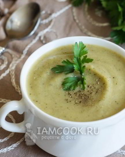 Рецепт супа-пюре из цветной капусты и кабачков