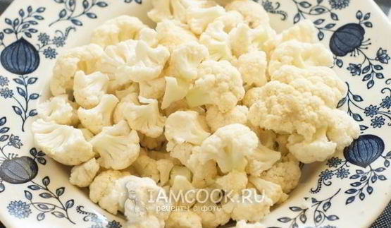 суп-пюре из цветной капусты и кабачков