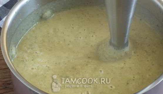 суп-пюре из цветной капусты и кабачков