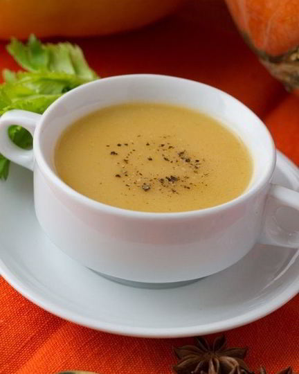 Рецепт супа-пюре из тыквы с помидорами