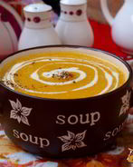 Суп-пюре из тыквы с сельдереем