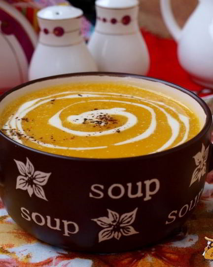 Рецепт суп-пюре из тыквы с сельдереем