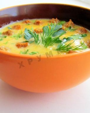 Суп-пюре из тыквы со сливками в мультиварке
