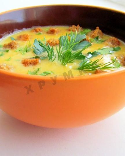 Рецепт супа-пюре из тыквы со сливками в мультиварке