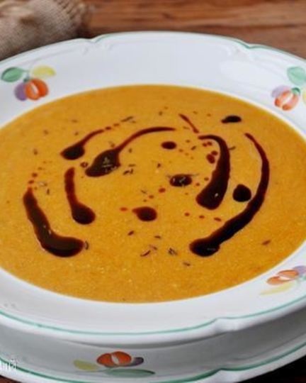 Рецепт суп-пюре из запеченной тыквы
