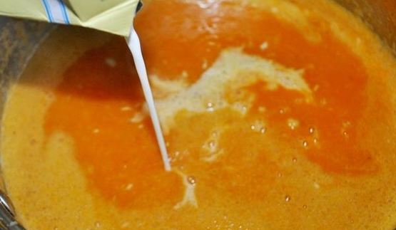 суп-пюре из запеченной тыквы