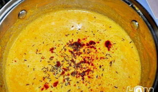 суп-пюре из запеченной тыквы