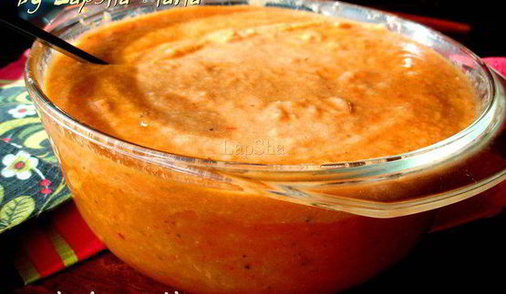 суп-пюре из запеченных овощей