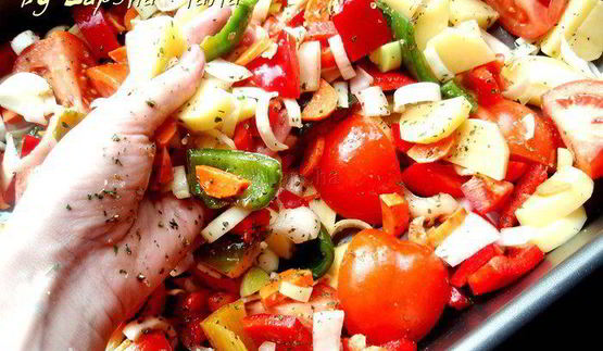 суп-пюре из запеченных овощей