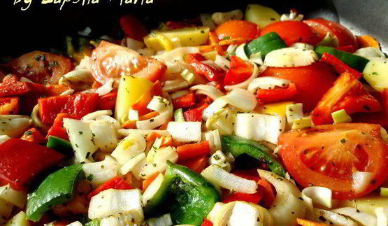 суп-пюре из запеченных овощей