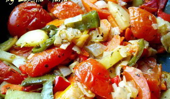 суп-пюре из запеченных овощей