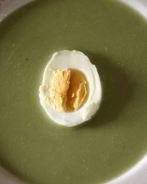 Суп-пюре из зеленого лука