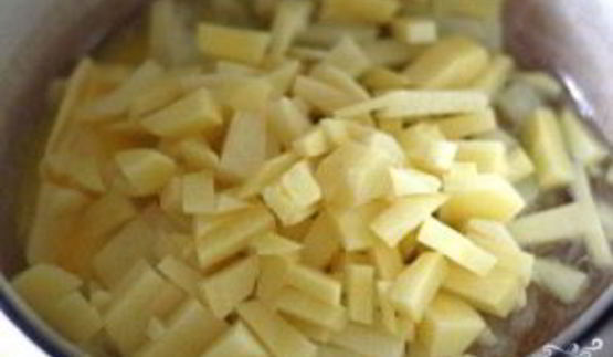 суп-пюре из зеленого лука