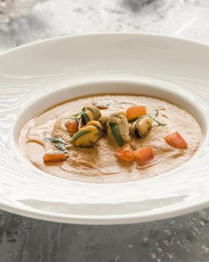 Рецепт супа-пюре с мидиями