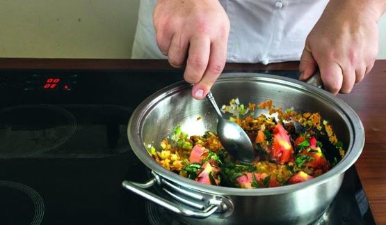 суп-пюре с мидиями