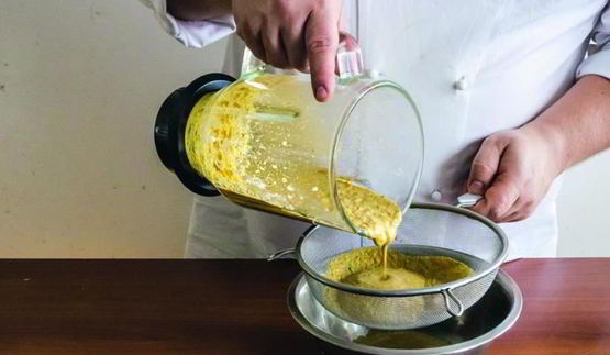 суп-пюре с мидиями